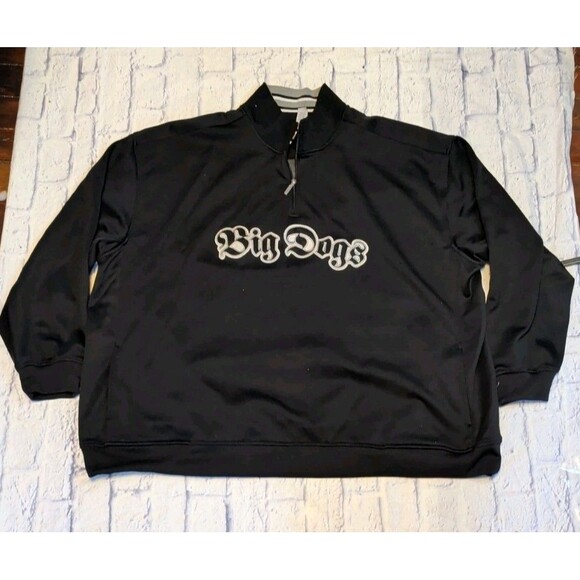 Big Dogs Other - VTG Big Dogs 5xl 1/4 zip pullover 90s Streetwear Large Print Big And Tall